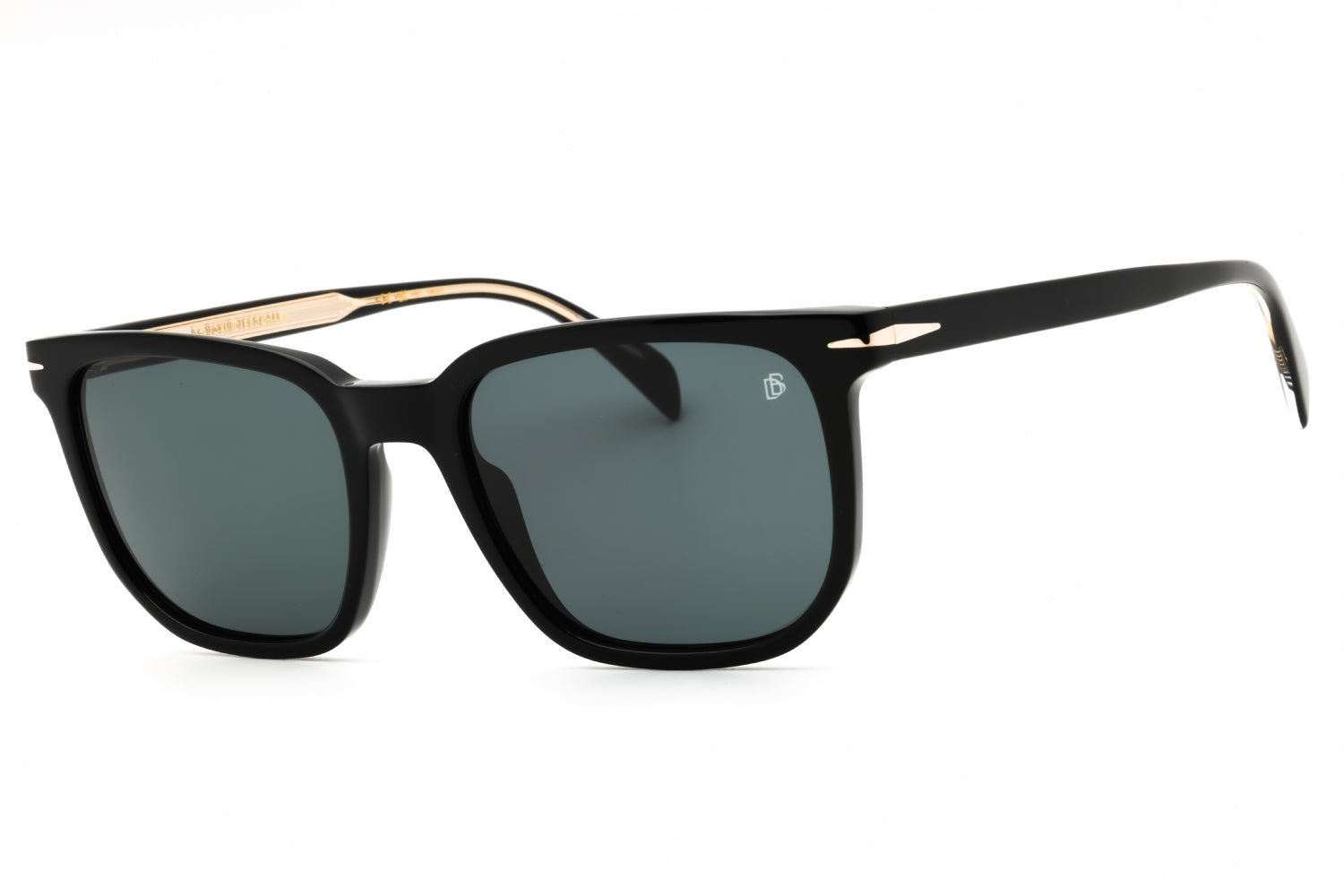 David Beckham DB1076S Rectangular Sunglasses — Black by David Beckham