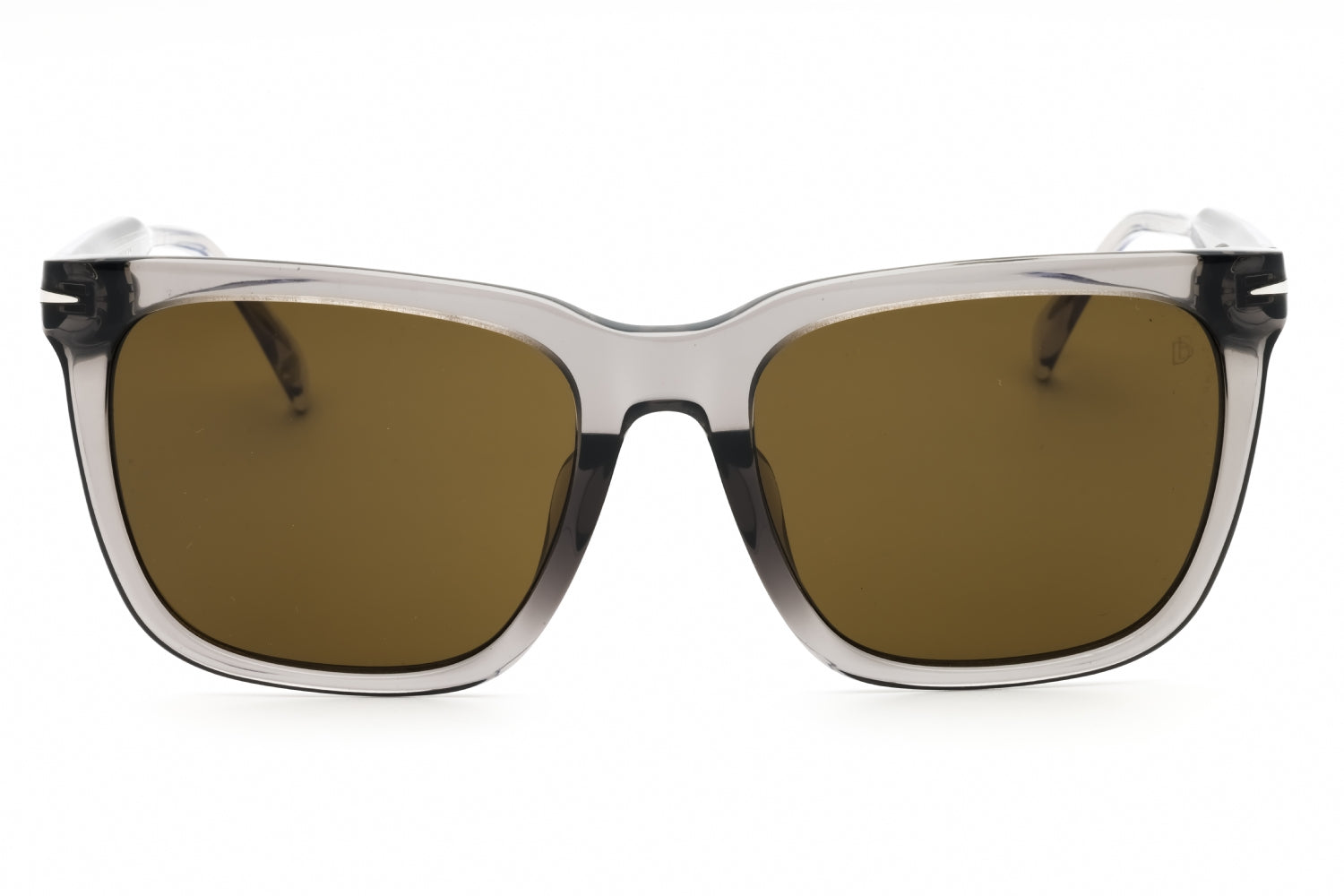 David Beckham DB1120FS Rectangular Acetate Sunglasses — Gray, view 2