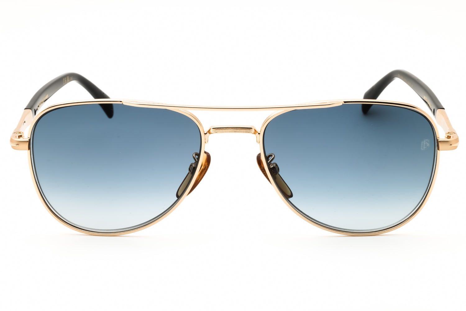 David Beckham DB1175S Aviator Sunglasses — Gold, view 2