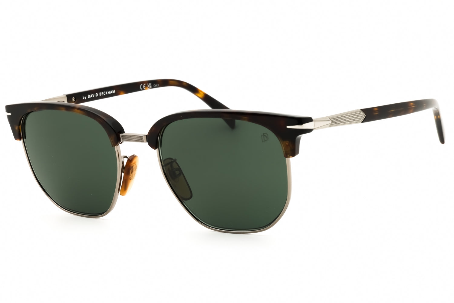 David Beckham DB1176GS Clubmaster-Style Sunglasses — Brown by David Beckham