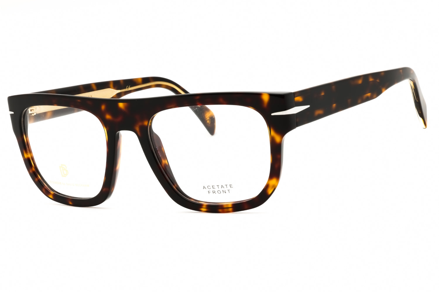David Beckham DB7052 Tortoiseshell Acetate Eyeglasses — Brown by David Beckham