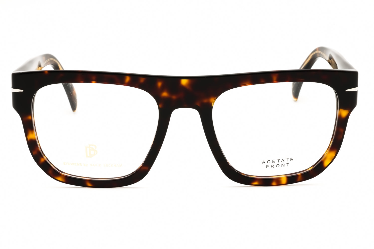 David Beckham DB7052 Tortoiseshell Acetate Eyeglasses — Brown, view 2