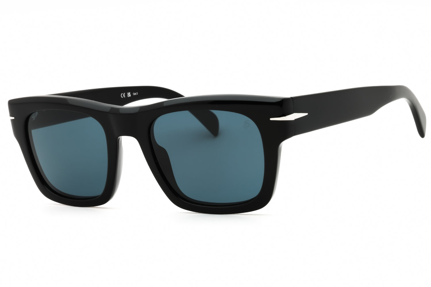 David Beckham DB7099S Rectangular Frame Sunglasses — Black by David Beckham