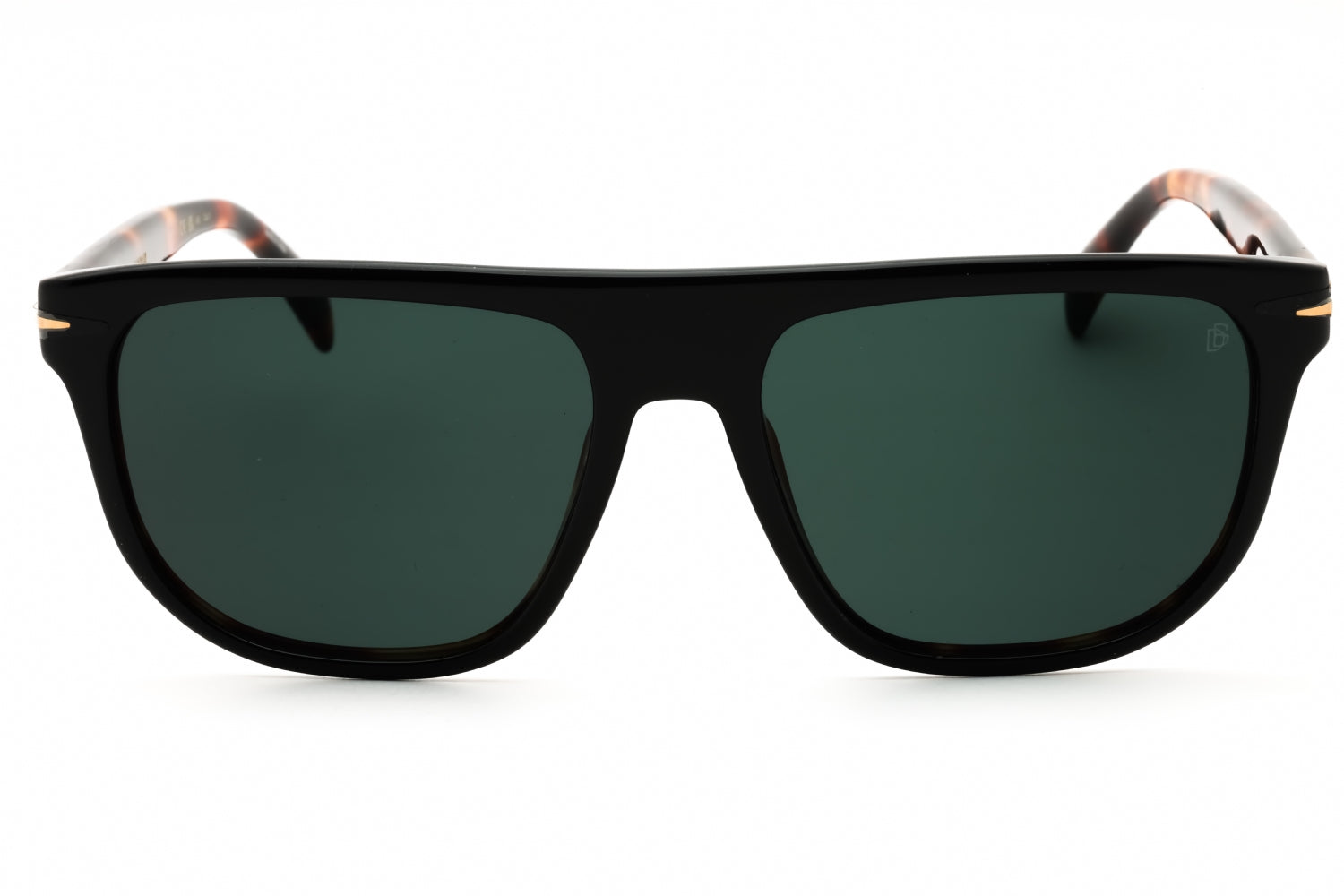David Beckham DB7111S Green Mirror Lens Sunglasses — Black, view 2