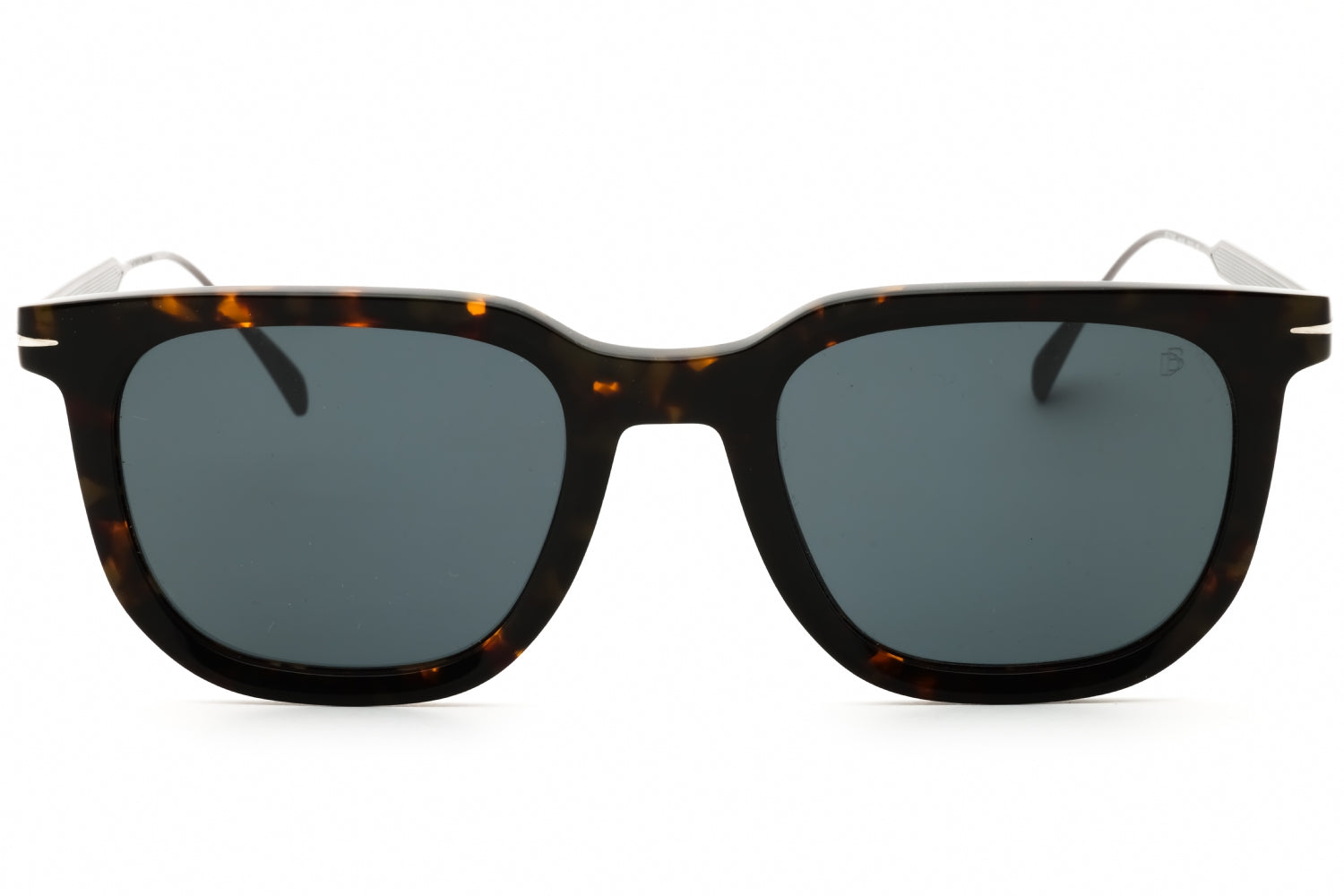 David Beckham DB7119S Oval Tortoiseshell Sunglasses — Black, view 2