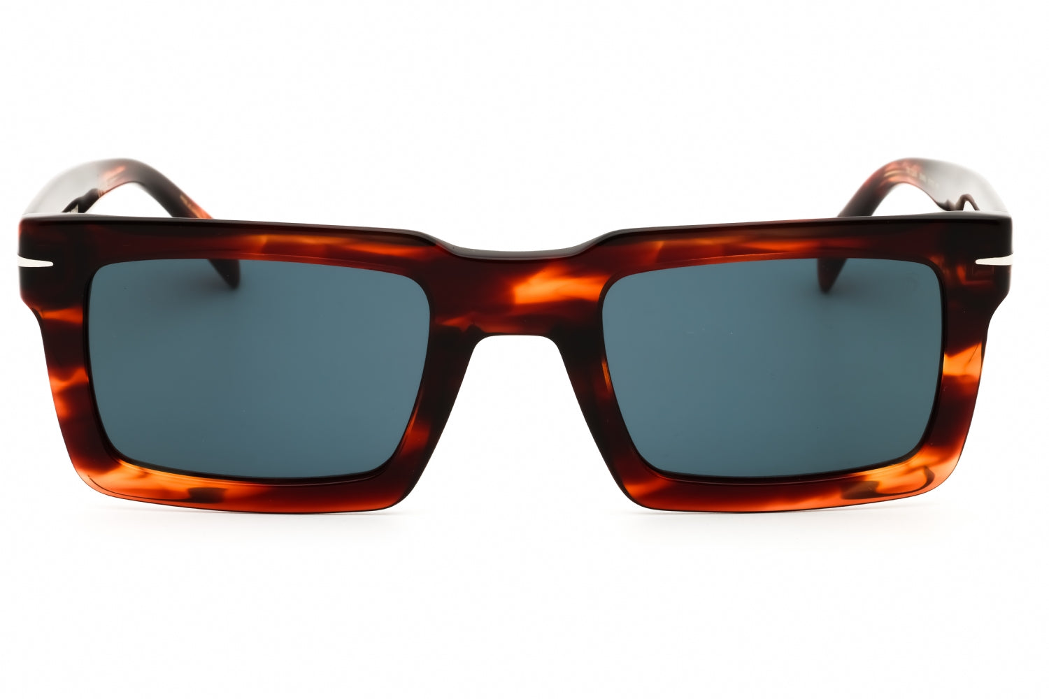 David Beckham DB7126S Rectangular Acetate Sunglasses — Black, view 2