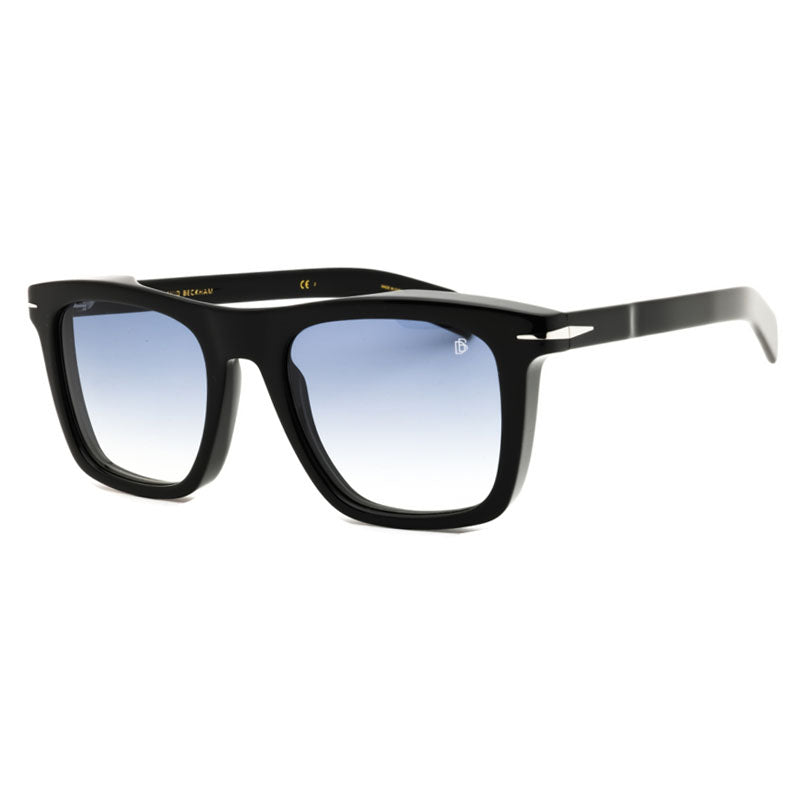 David Beckham Square Full Rim Sunglasses — Black by David Beckham