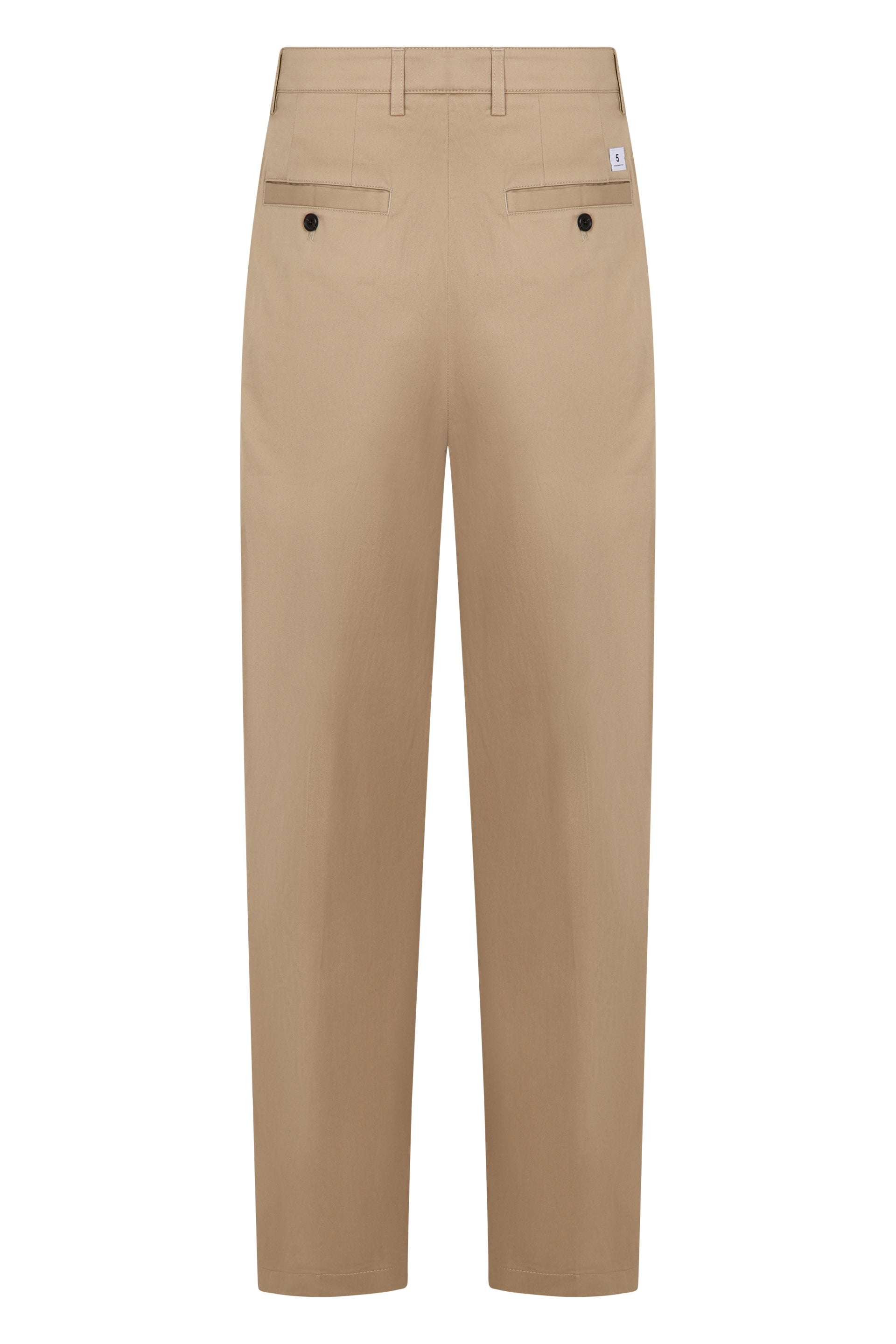 Department 5 Pleated Cotton Chino Trousers — Sand, view 2