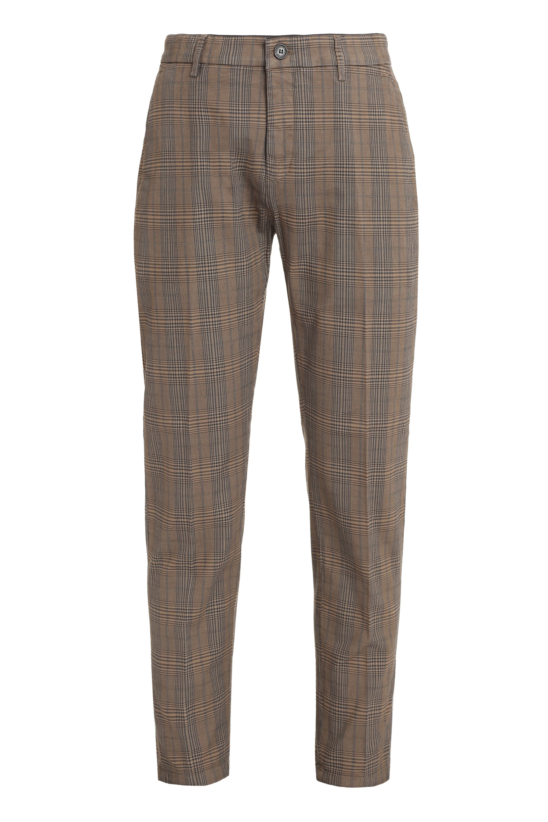 Department 5 Stretch Cotton Chinos — Brown by Department 5