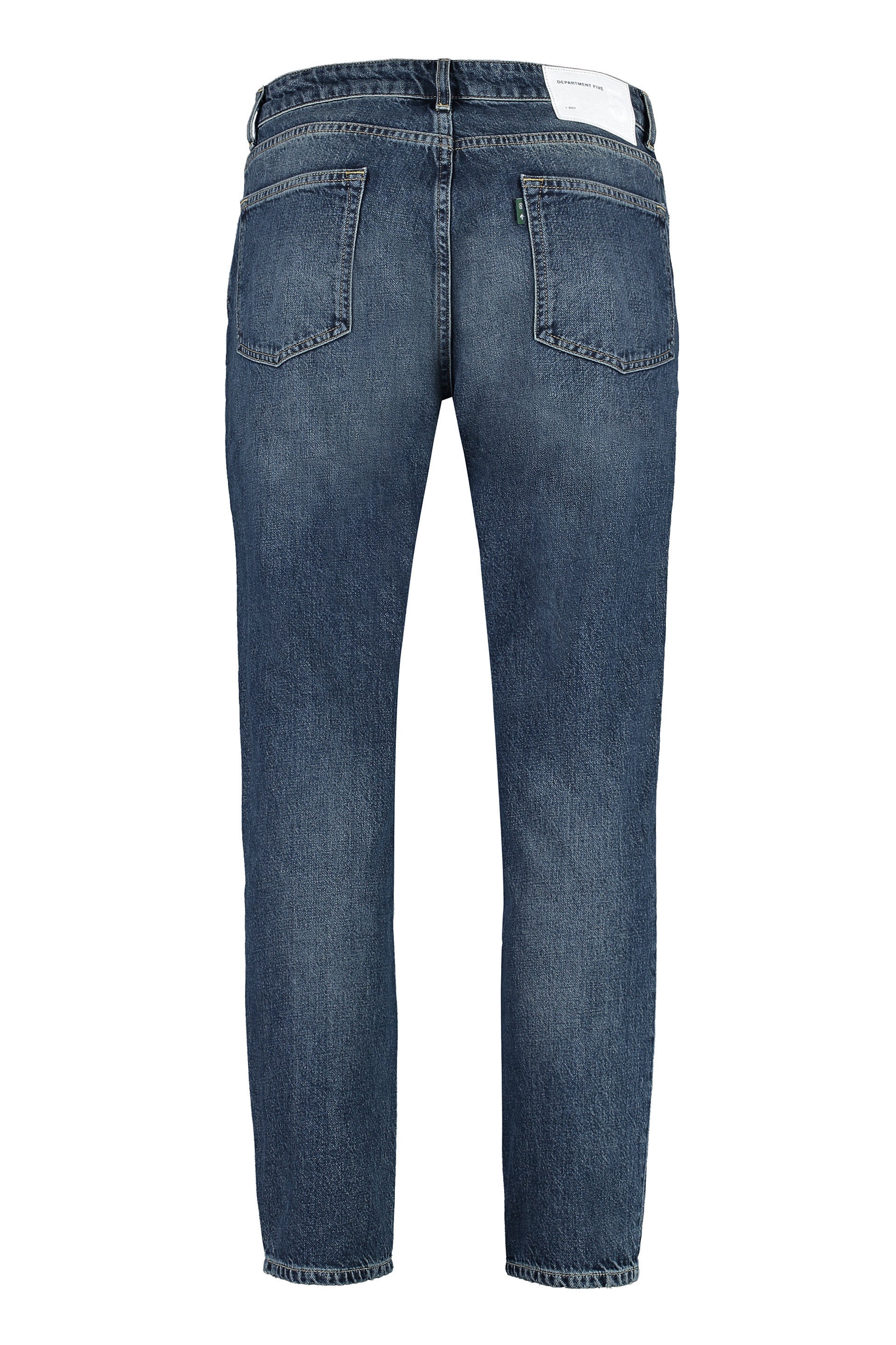 Department 5 Slim-Fit Cotton Jeans — Blue, view 2