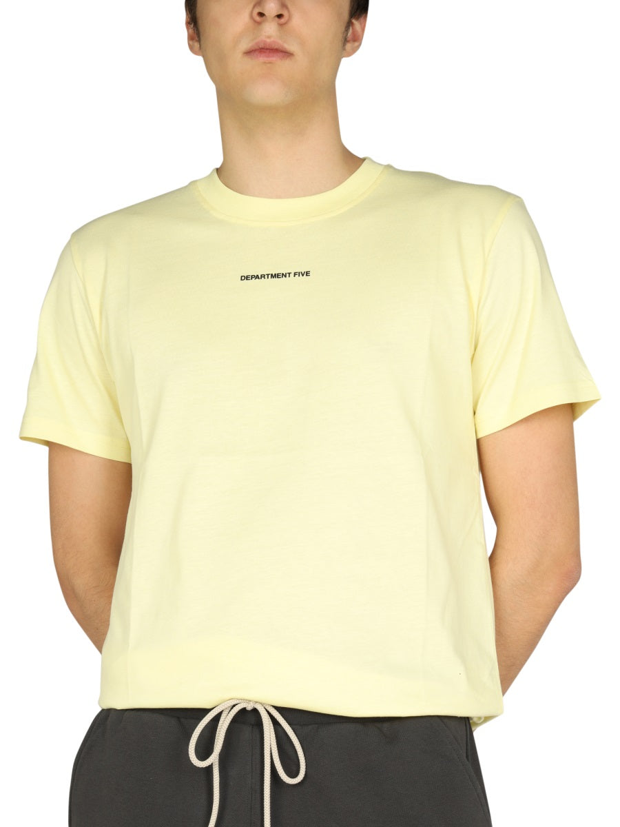 Department 5 T-Shirt — Yellow, view 4