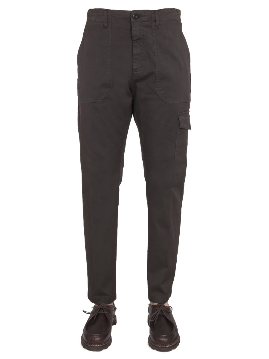 Department 5 Cotton Trousers — Brown, view 2