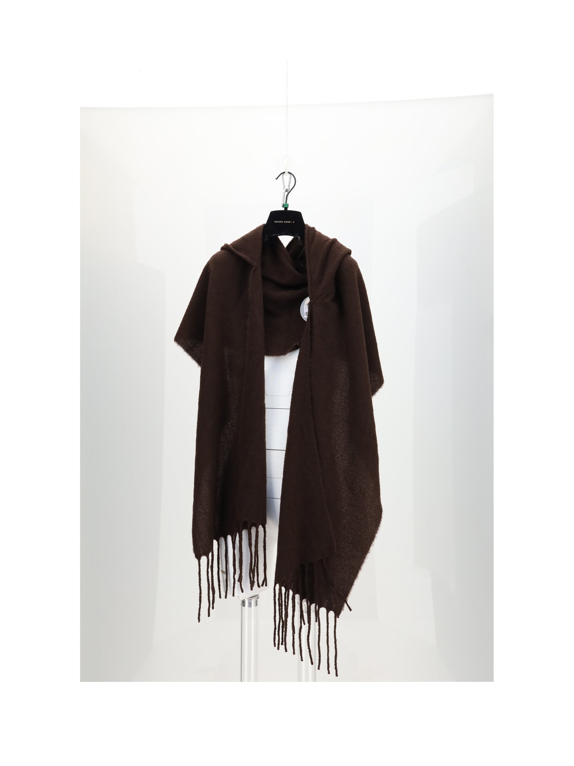 Destin Opus Capp Hooded Scarf — Brown, view 2