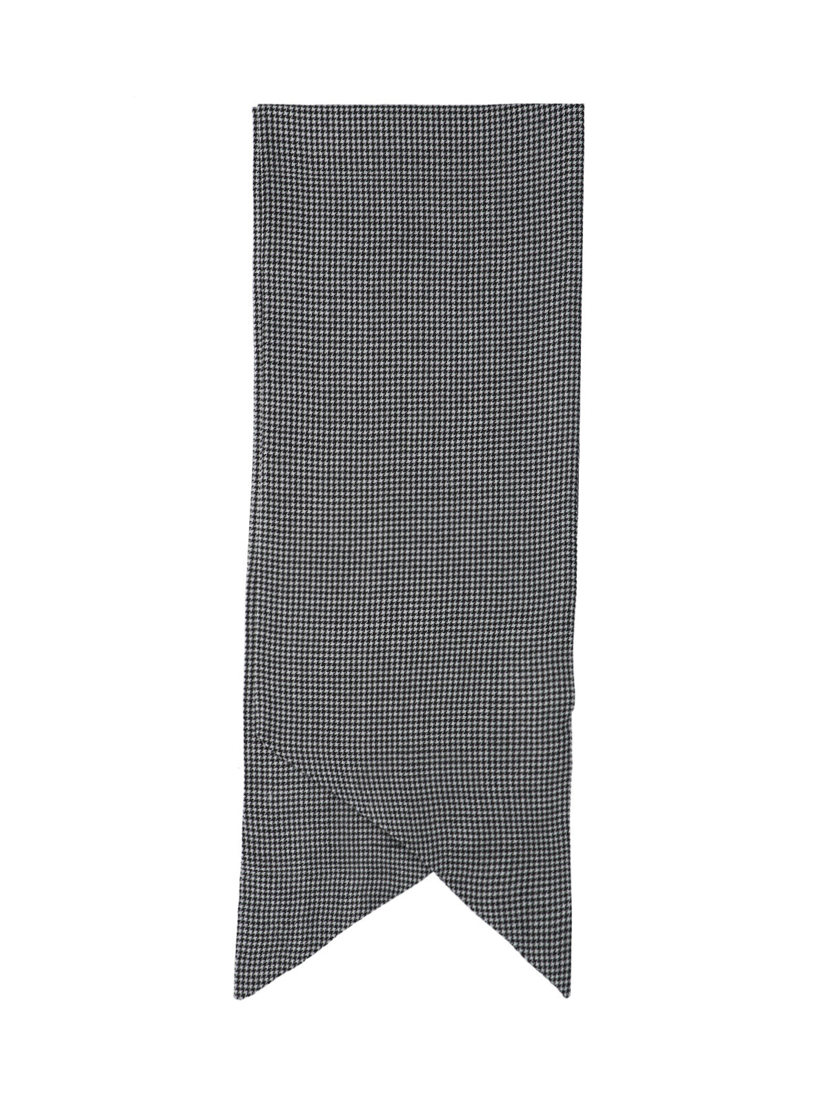 Destin Houndstooth Wool Scarf — Black by Destin
