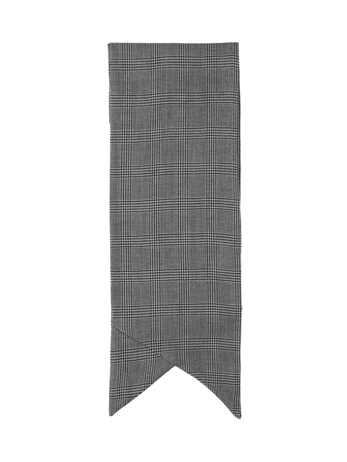 Destin Glen Plaid Wool Scarf — Black by Destin