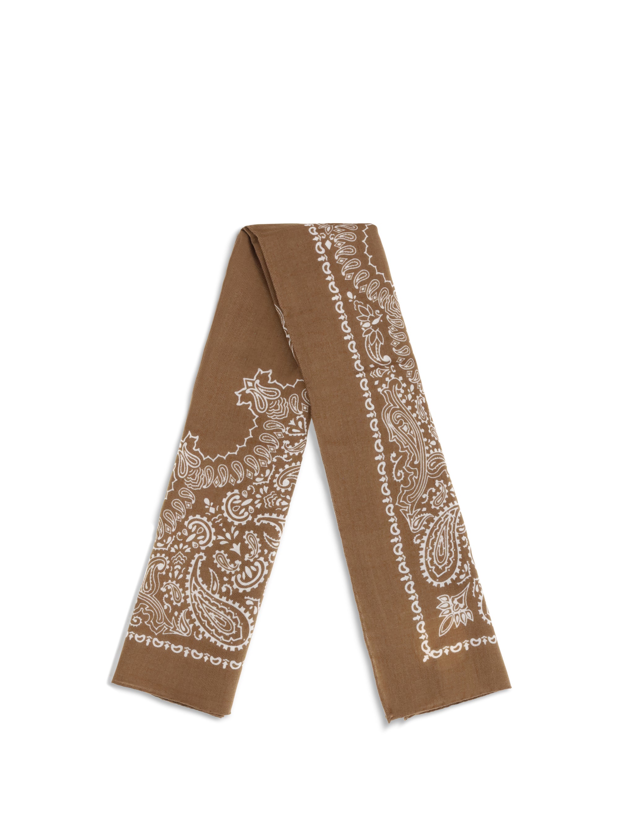 Destin Judy Bandana Carré Scarf — Brown, view 2