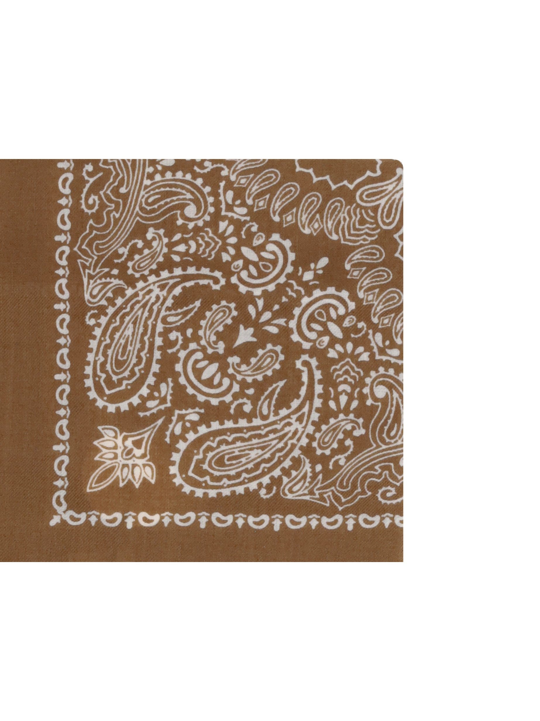 Destin Judy Bandana Carré Scarf — Brown, view 3
