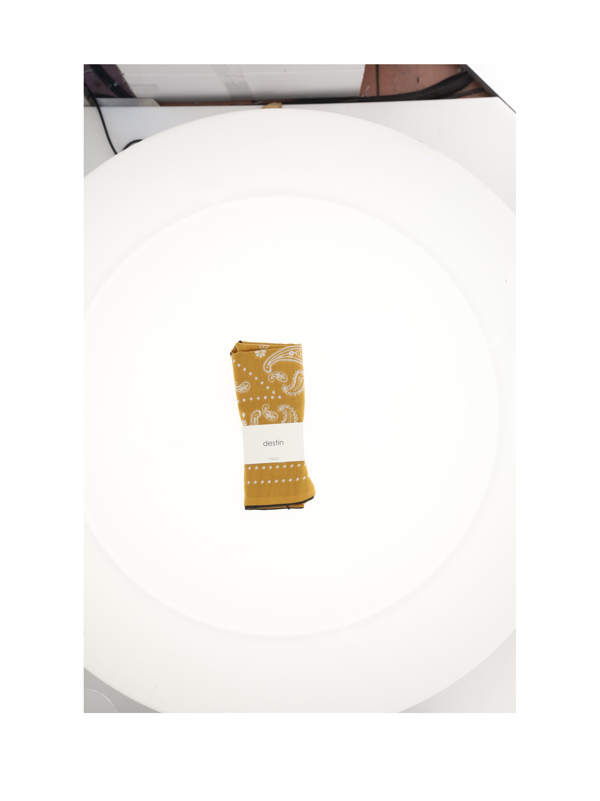 Destin Box Scarf — Gold, view 2