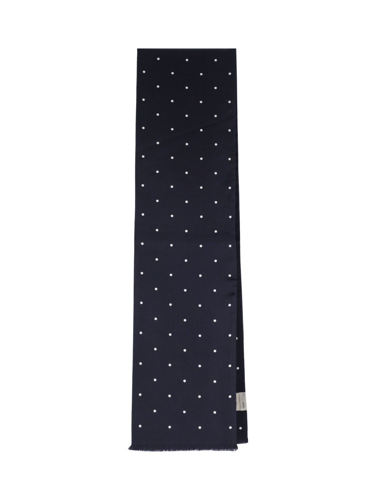 Destin Polka-Dot Silk Scarf — Navy by Destin