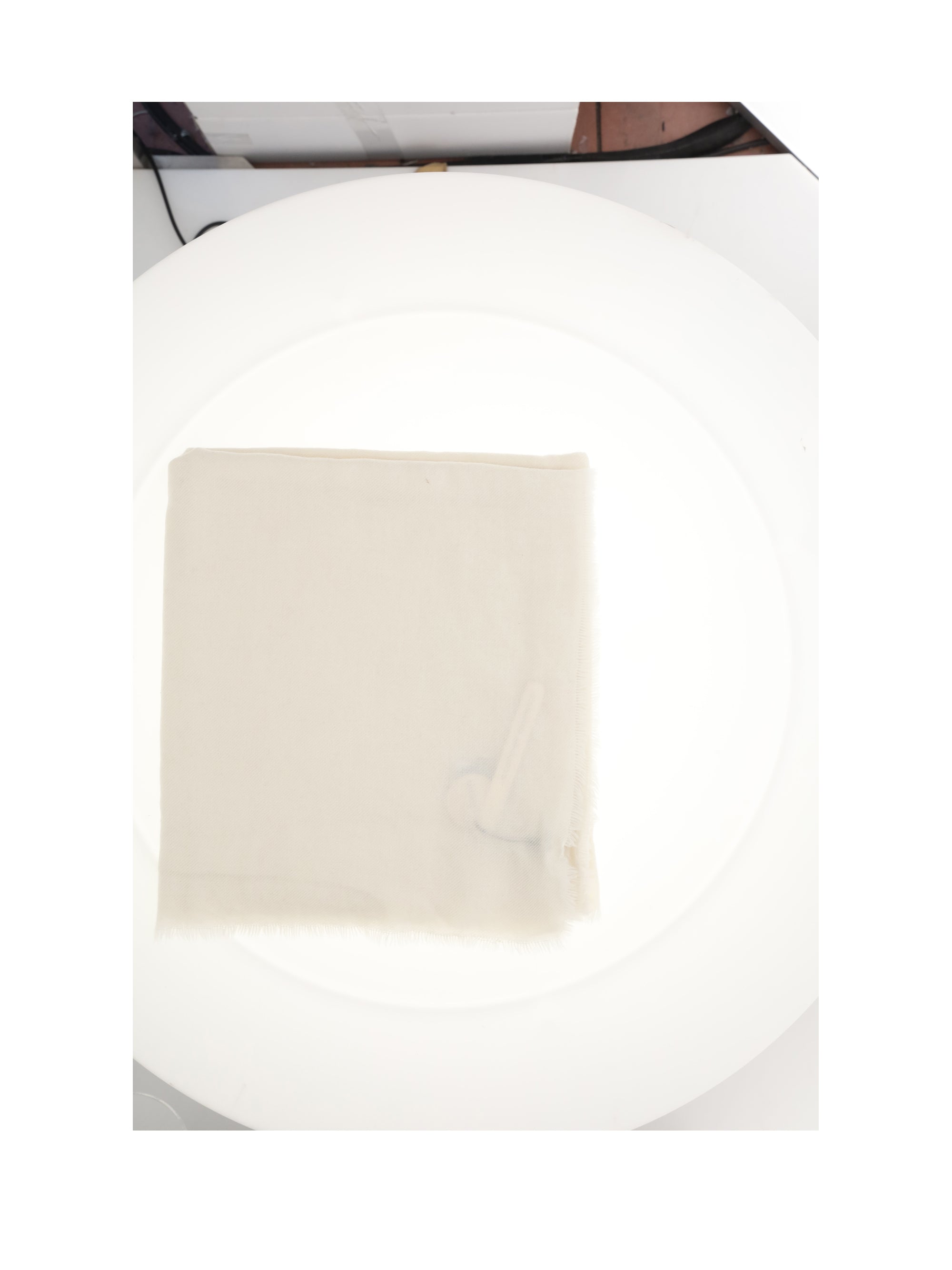 Destin Dei Quadra Scarf — White, view 2
