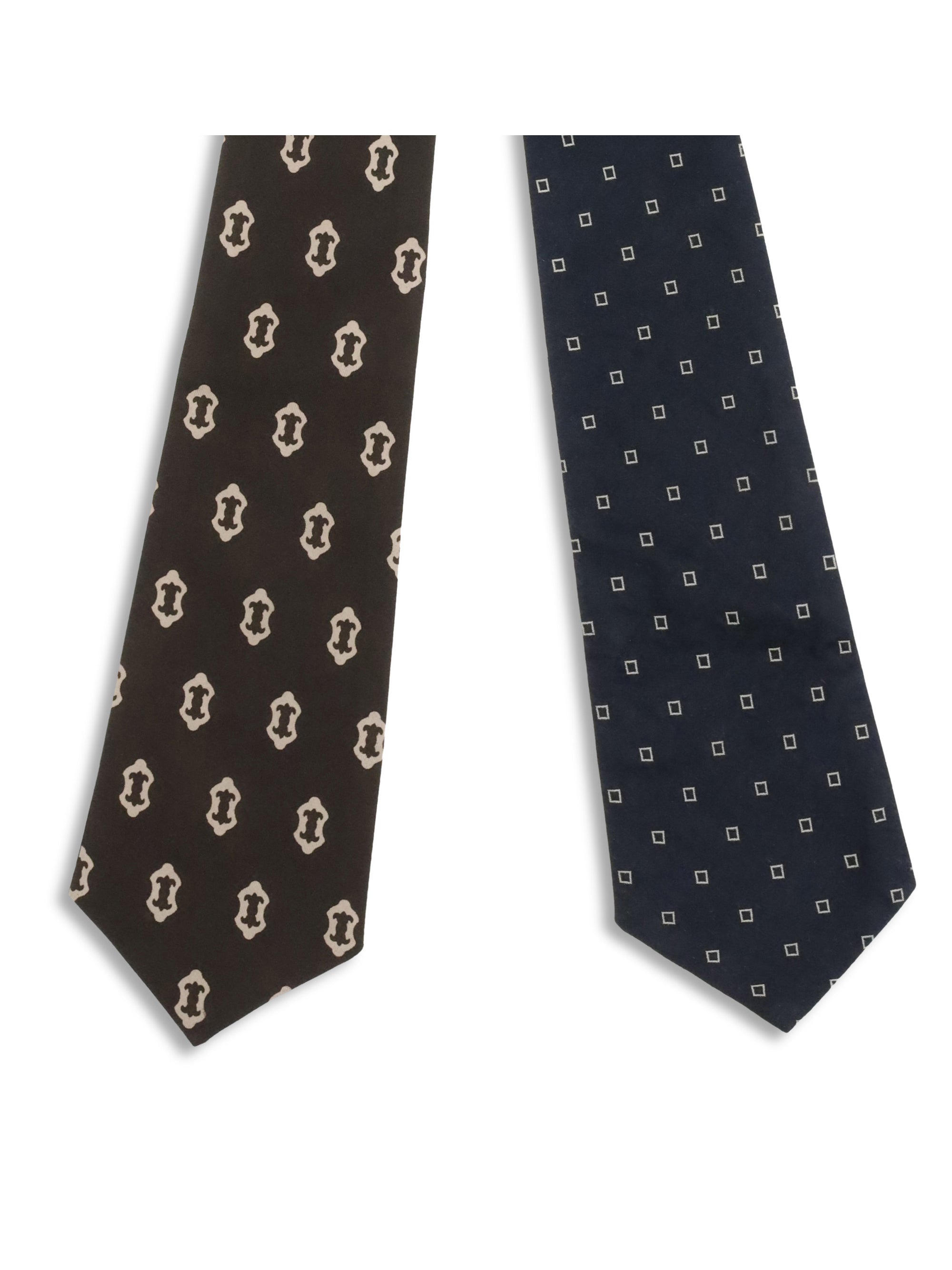 Di Stavnitser Reversible Cotton Tie Belt — Black, view 3