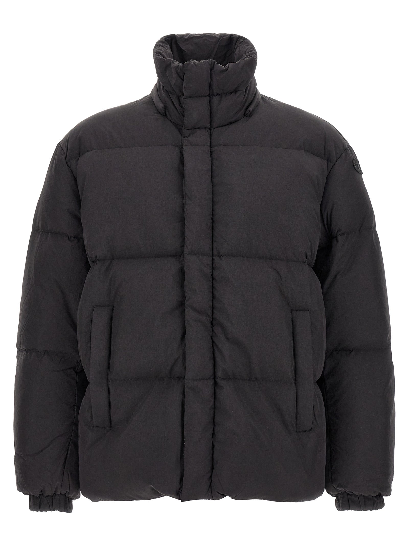 Diesel Down Jacket — Black, view 2