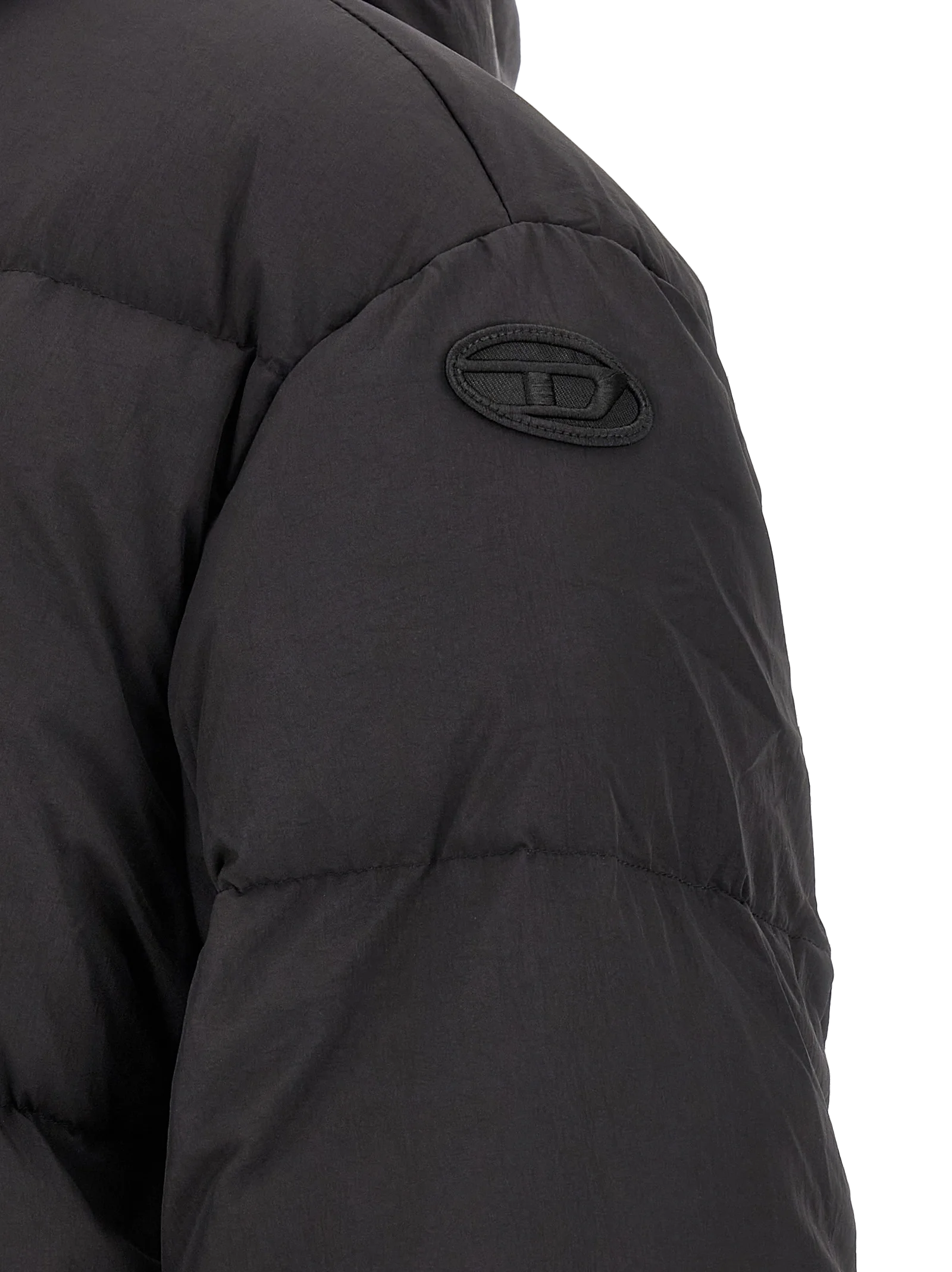 Diesel Down Jacket — Black, view 6