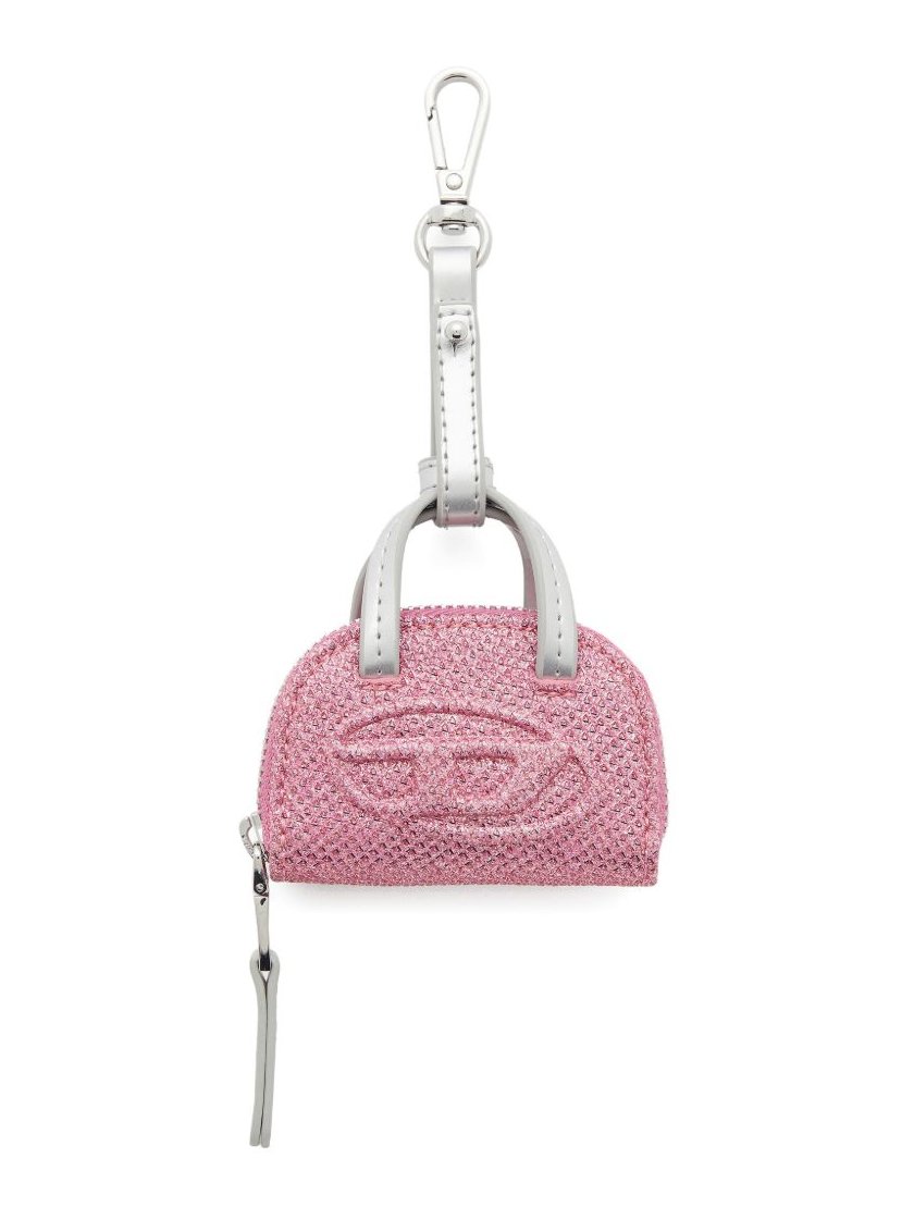 Diesel Embossed Oval D Logo Mini Bag — pink by Diesel