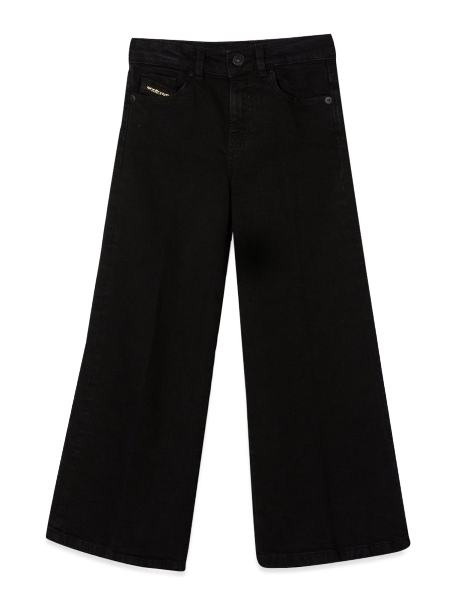 Diesel Cotton-Elastane Trousers — Black by Diesel