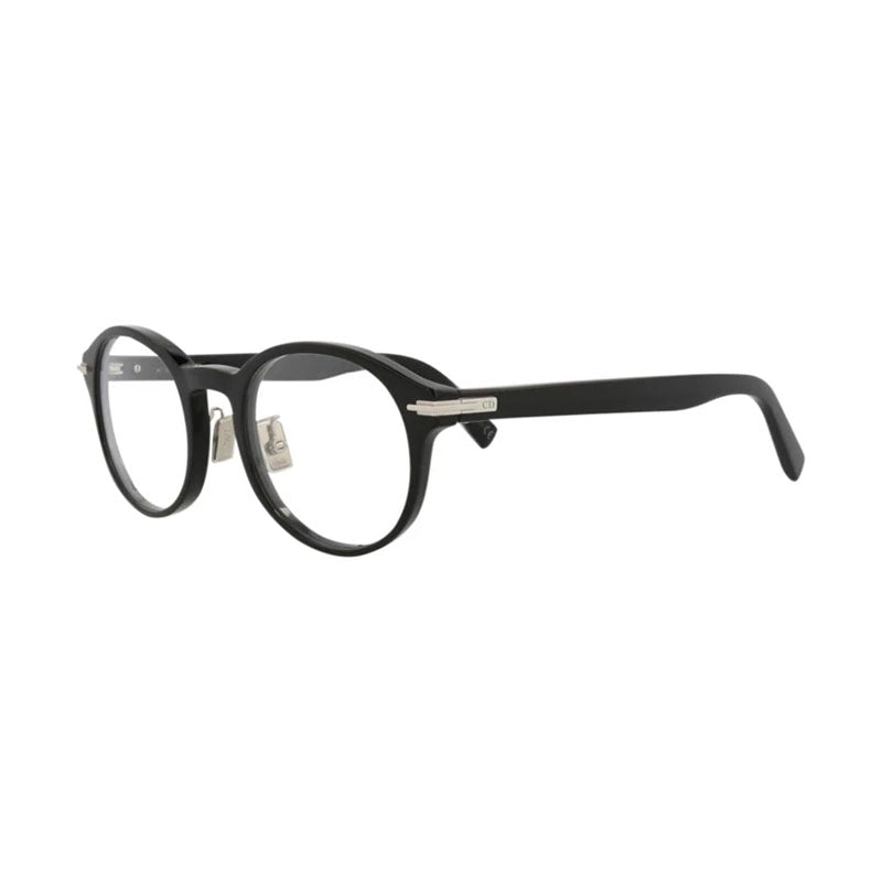 Dior DIORBLACKSUITORJ1000 Round Acetate Eyeglasses — Black by Dior