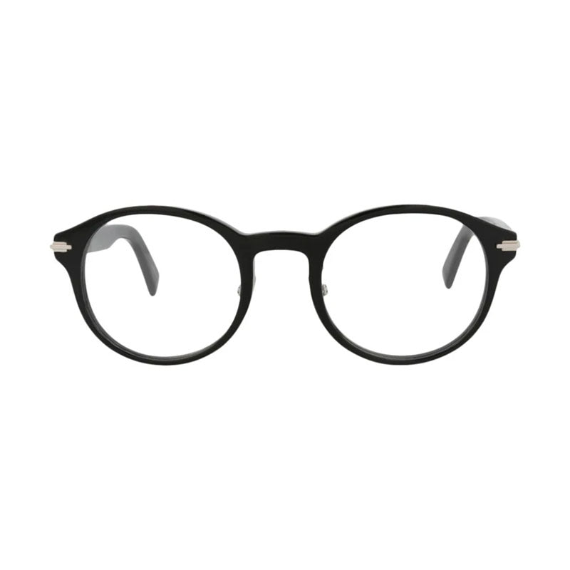 Dior DIORBLACKSUITORJ1000 Round Acetate Eyeglasses — Black, view 2