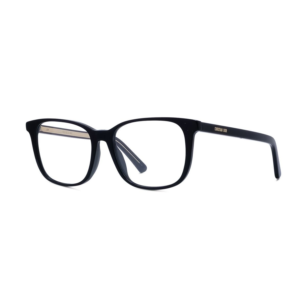 Dior Square Full Rim Eyeglasses — Black, view 2