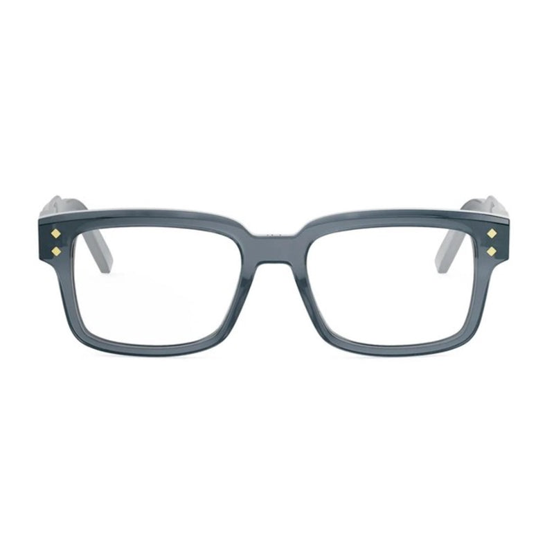 Dior Square Full-Rim Acetate Eyeglasses — Blue, view 2