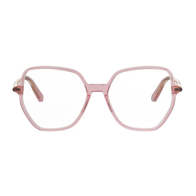 Dior Square Full Rim Eyeglasses — Red, view 2