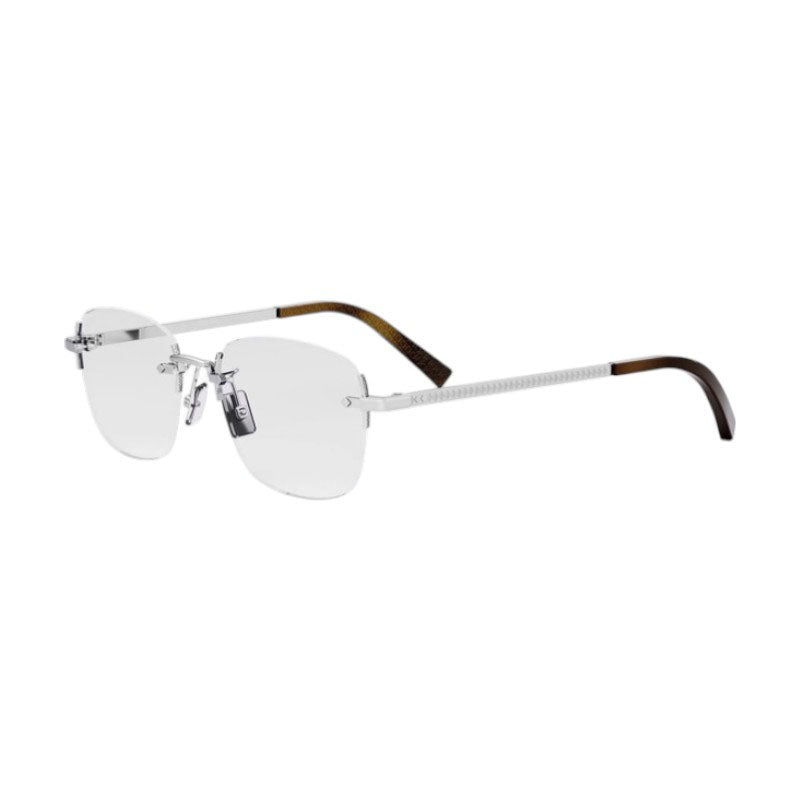 Dior Square Rimless Metal Eyeglasses — Silver by Dior