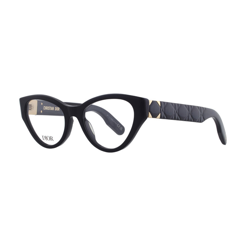Dior LADY95.22OB1I Cat-Eye Black Frame Eyeglasses — Black by Dior