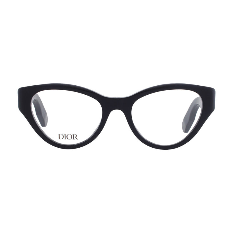 Dior LADY95.22OB1I Cat-Eye Black Frame Eyeglasses — Black, view 2