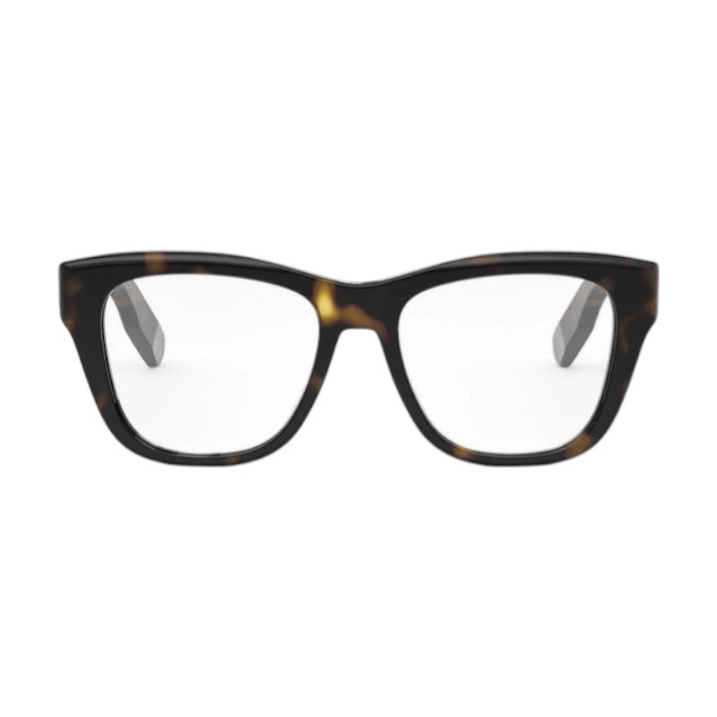 Dior LADY95.22OS1I2000 Square Full Rim Havana Eyeglasses — Brown by Dior