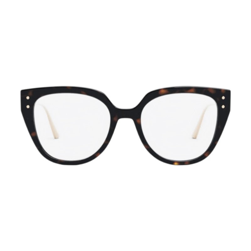 Dior MISSDIOROB4I2200 Square Full Rim Eyeglasses — Black by Dior