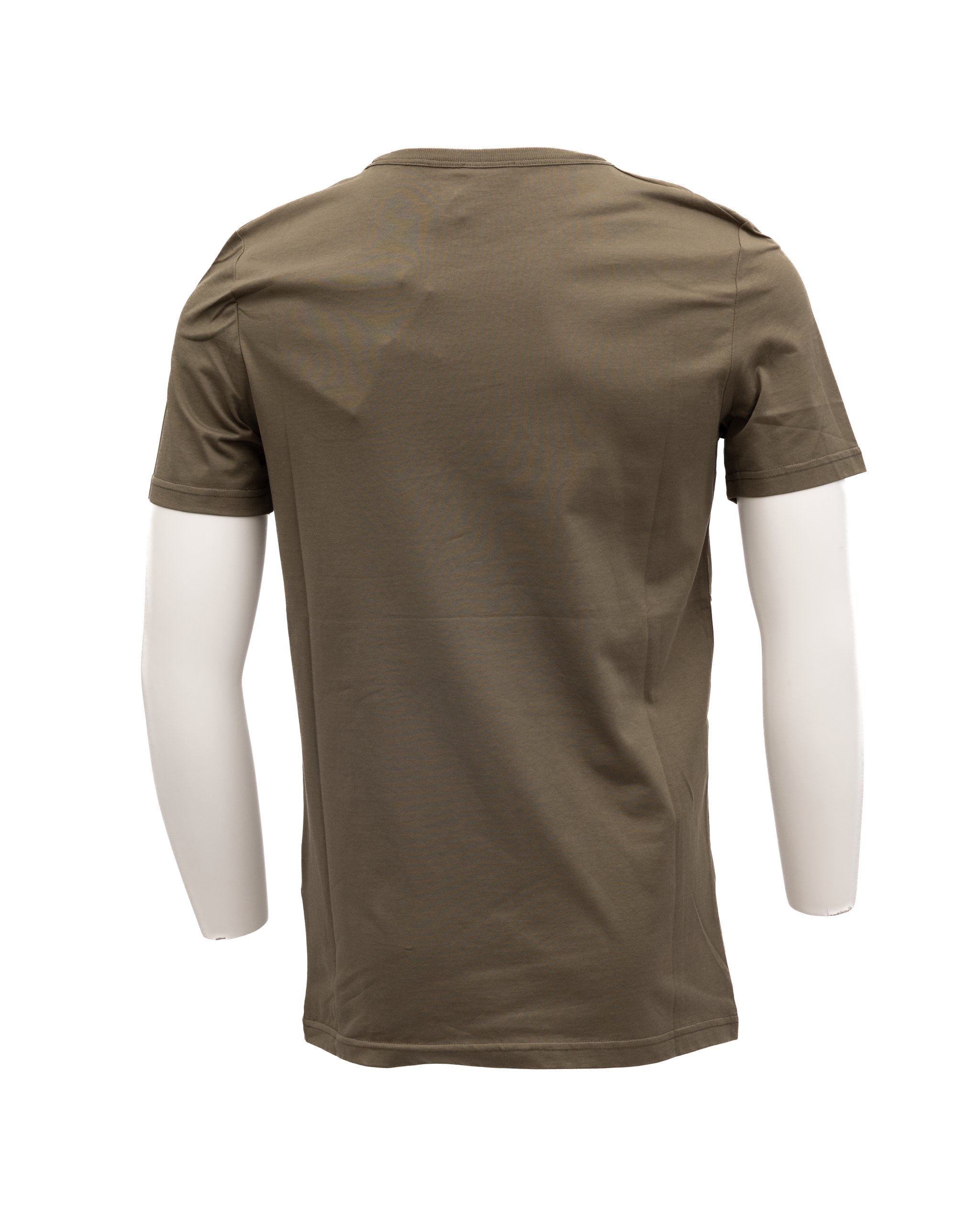 Dior Logo-Embroidered Cotton T-Shirt — Green, view 3