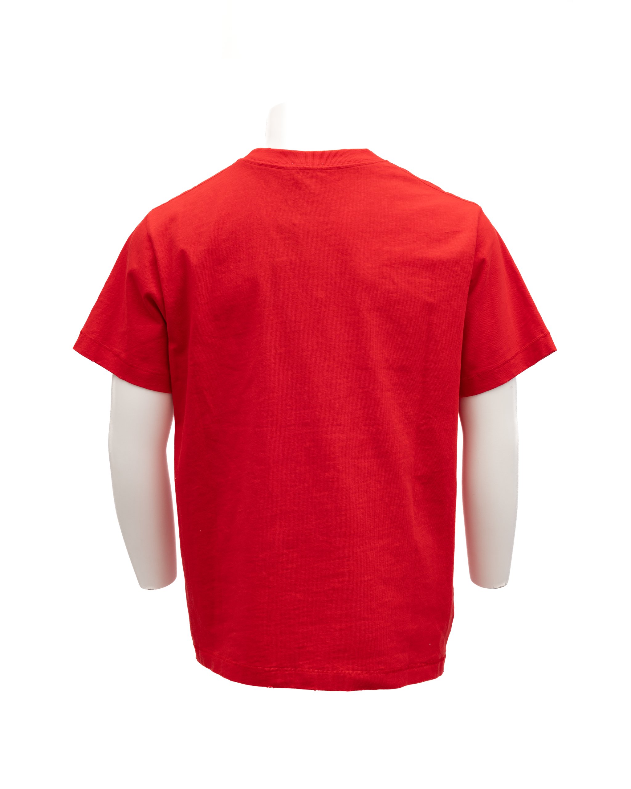 Dior Cotton Crew Neck T-Shirt — Red, view 3