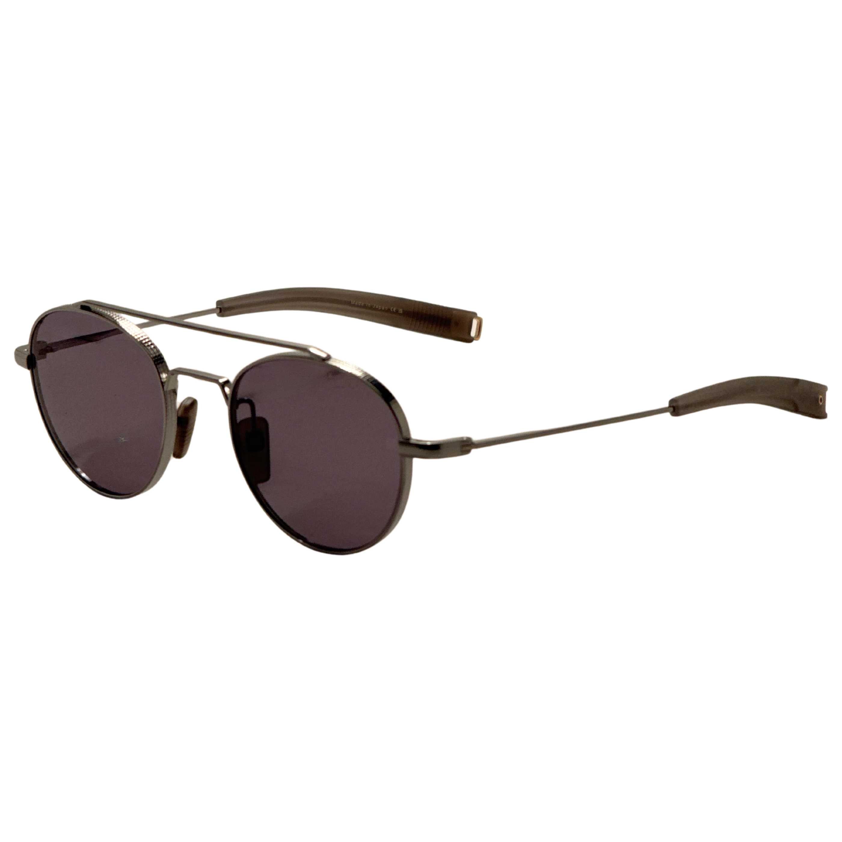 Dita DLS1035001A Polarized Round Sunglasses — Gray by Dita