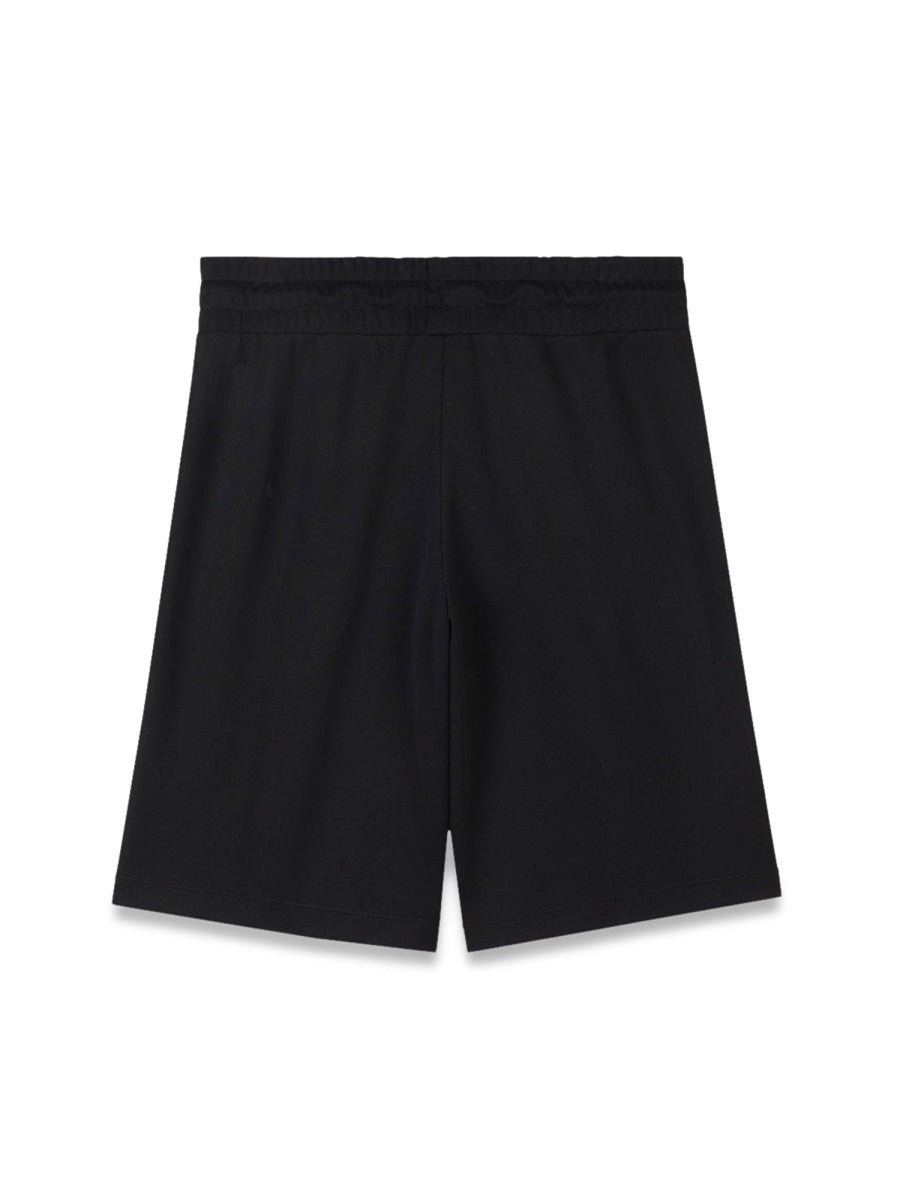 DKNY Lightweight Polyester Bermuda Shorts — Black, view 2
