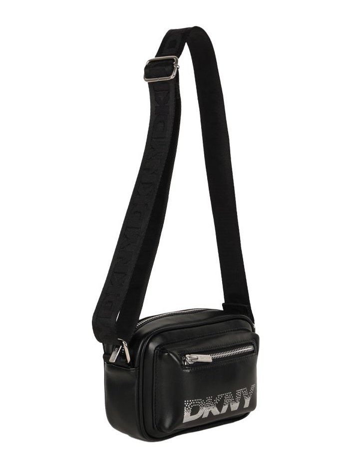 DKNY Logo-Accent Handbag — Black, view 2