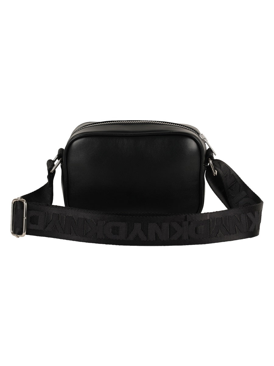 DKNY Logo-Accent Handbag — Black, view 5