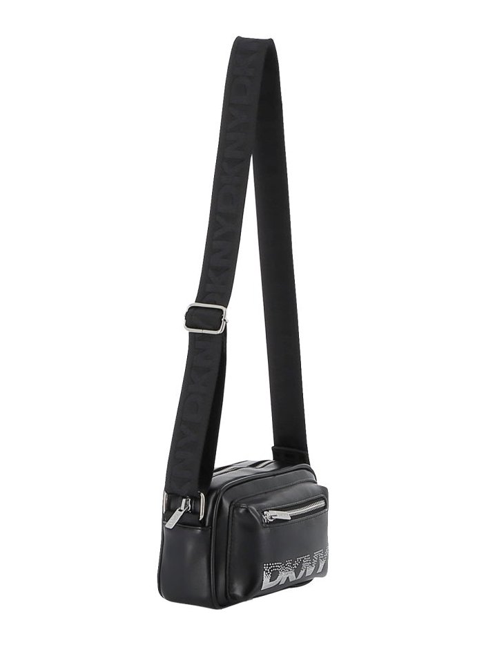 DKNY Logo-Accent Handbag — Black, view 6