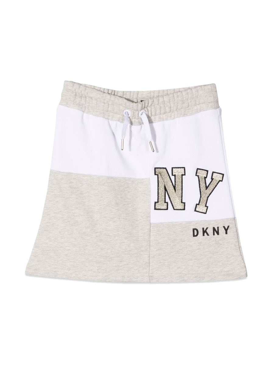 DKNY Cotton Blend Skirt — Beige by DKNY