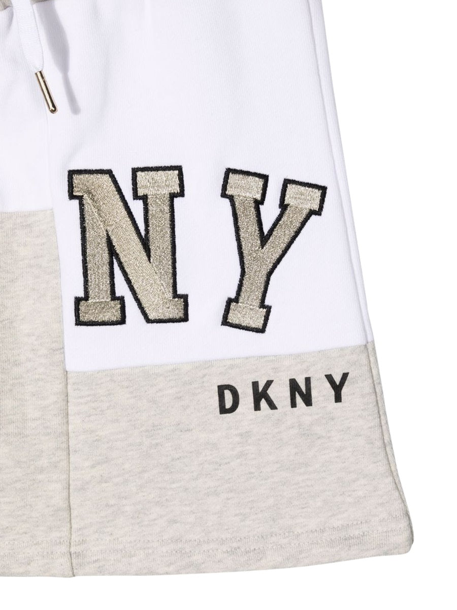 DKNY Cotton Blend Skirt — Beige, view 3
