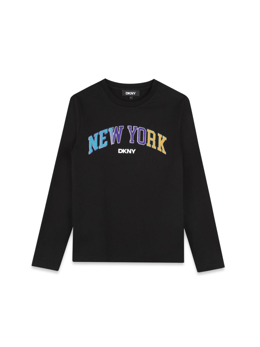 DKNY Cotton T-Shirt — Black by DKNY