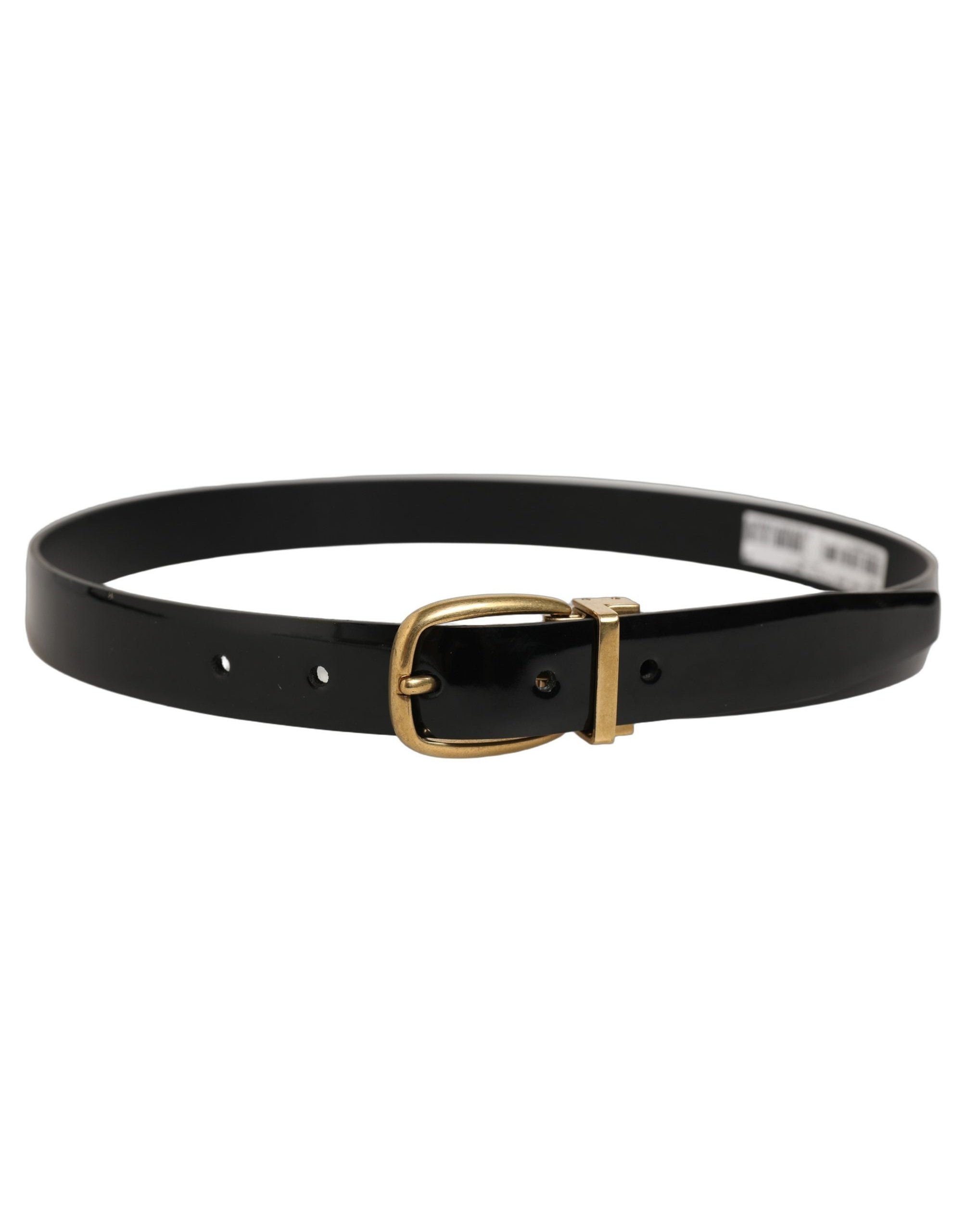 Dolce & Gabbana Classic Leather Belt — Black, view 2